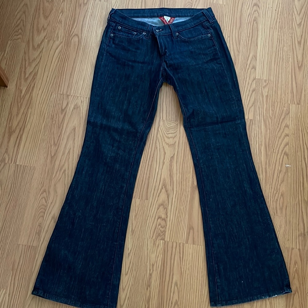 Lucky brand dark wash flare leg jeans